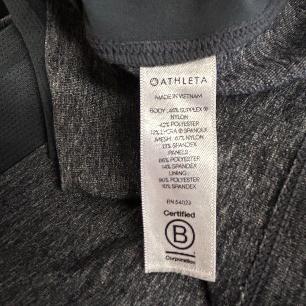 Athleta Excursion Heathered Gray Drawstring Activ… - image 12
